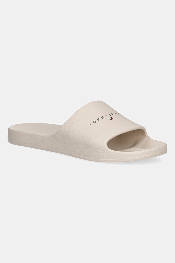 Tommy Jeans Papuci BASIC SANDAL bej EM0EM01559