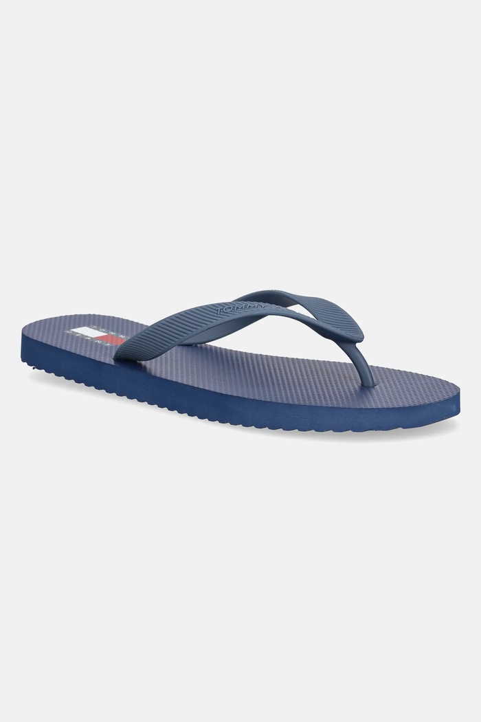 Tommy Jeans slapi BEACH SANDAL albastru EM0EM01560