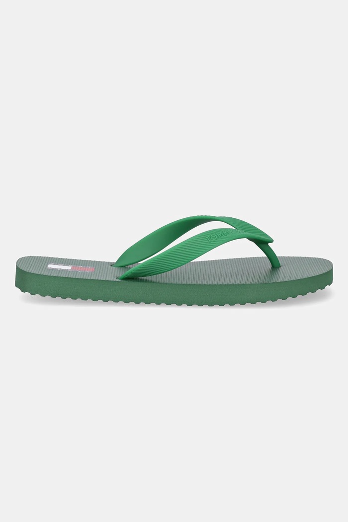 Žabky Tommy Jeans BEACH SANDAL EM0EM01560 zelená SS25