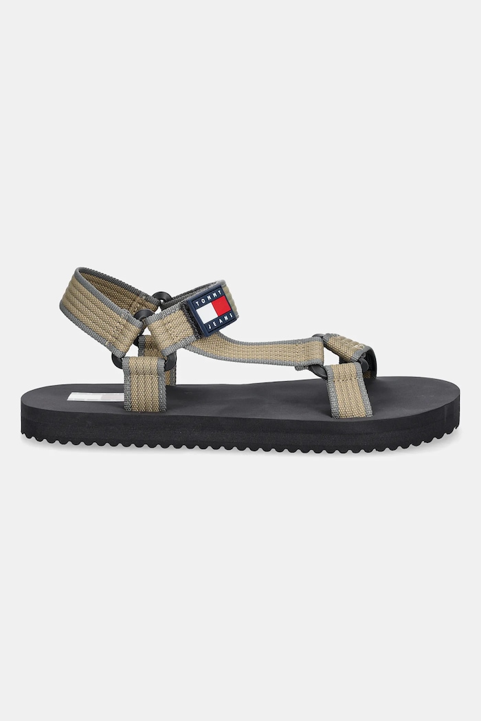 Sandále Tommy Jeans CASUAL SANDAL EM0EM01563 béžová SS25