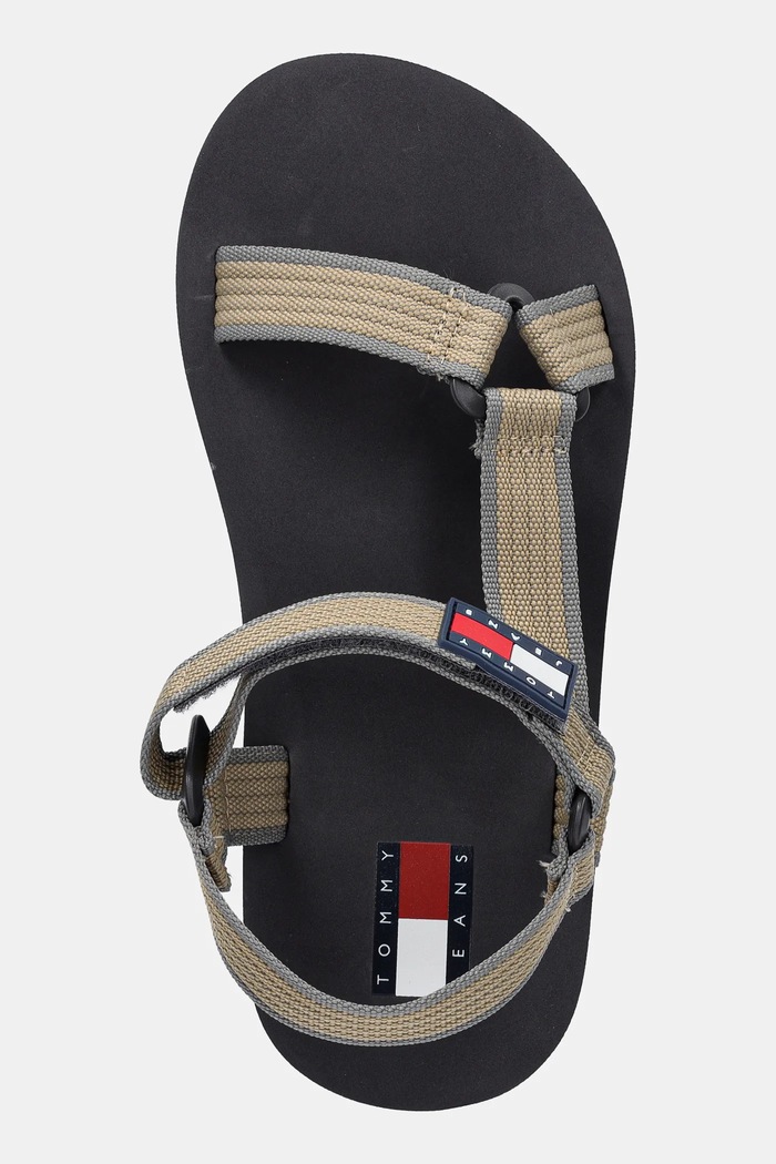 Sandále Tommy Jeans CASUAL SANDAL béžová EM0EM01563