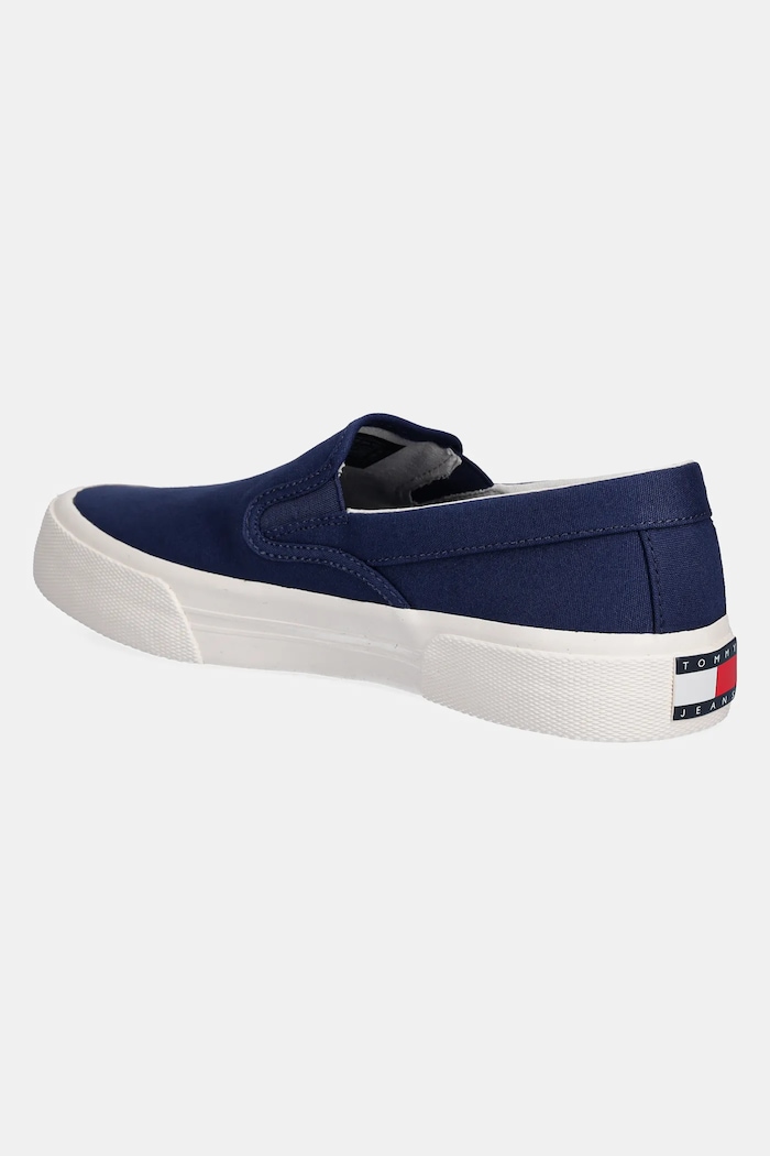 Obutev Teniske Tommy Jeans SLIP ON CANVAS COLOR EM0EM01544 mornarsko modra