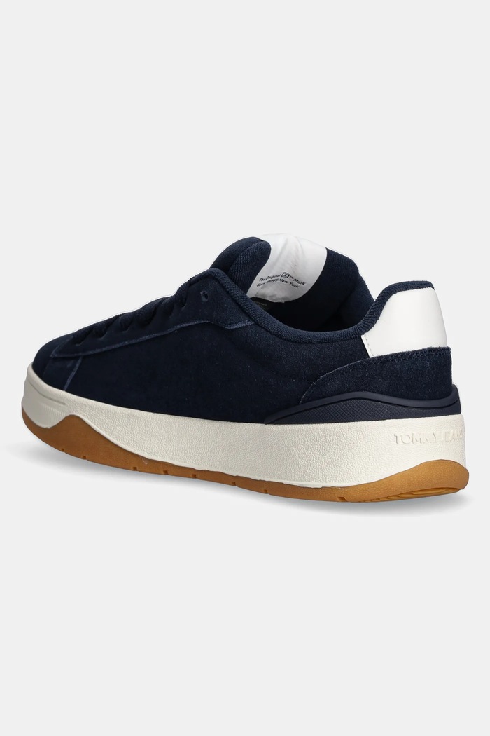 Obuwie Tommy Jeans Sneakersy zamszowe SKATER SNEAKER EM0EM01607 granatowy