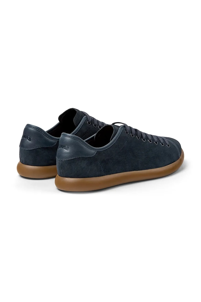 Obuv Nubukové tenisky Camper Pelotas Soller K100974.015 tmavomodrá