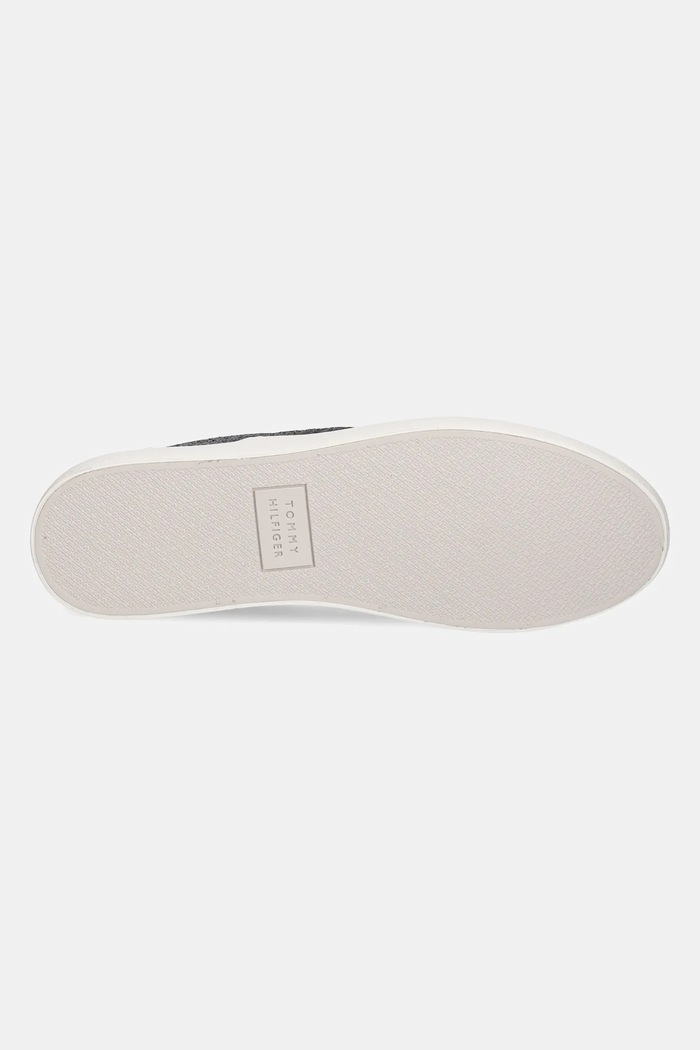 Πάνινα παπούτσια Tommy Hilfiger TH HI VULC LOW SLIP ON CH FM0FM05390 μαύρο
