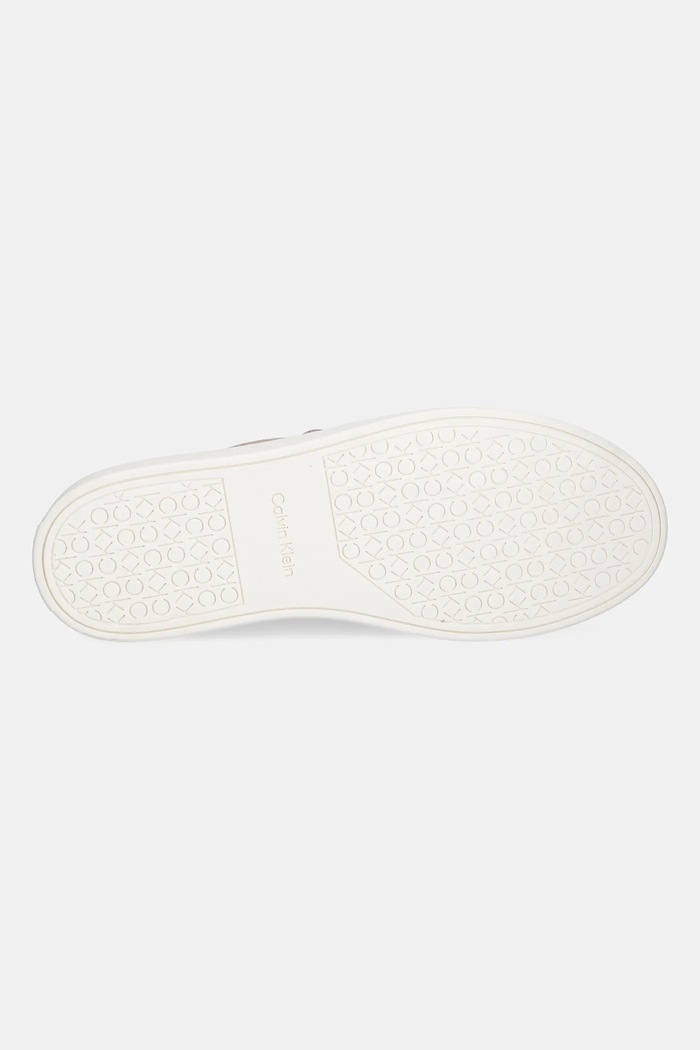 Calvin Klein mokasyny skórzane MOCCASIN LTH UNLINED HM0HM01813 beżowy