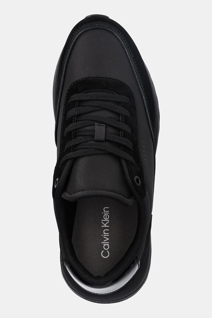 Superge Calvin Klein LOW TOP LACE UP REPREVE MIX črna HM0HM01714
