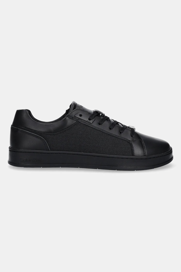 Calvin Klein sneakersy LOW TOP LACE UP EYELET JAQ MONO HM0HM01815 czarny SS25