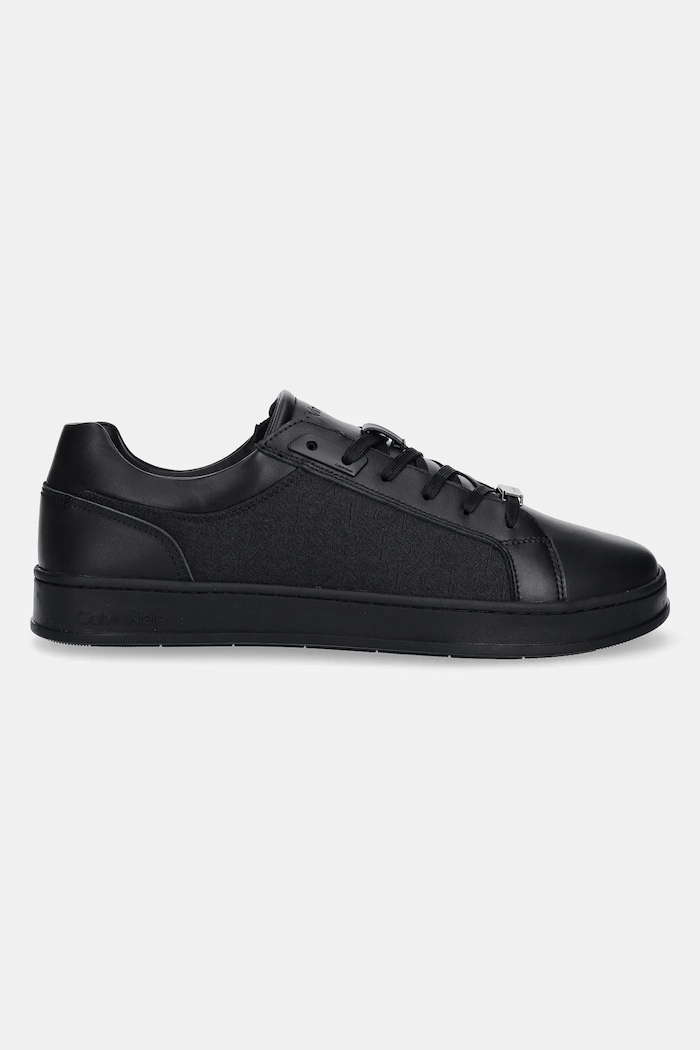Calvin Klein sneakersy LOW TOP LACE UP EYELET JAQ MONO HM0HM01815 czarny SS25
