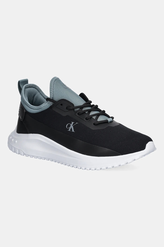 Tenisice Calvin Klein Jeans EVA RUNNER TECH RIPSTOP tekstil crna YM0YM01203