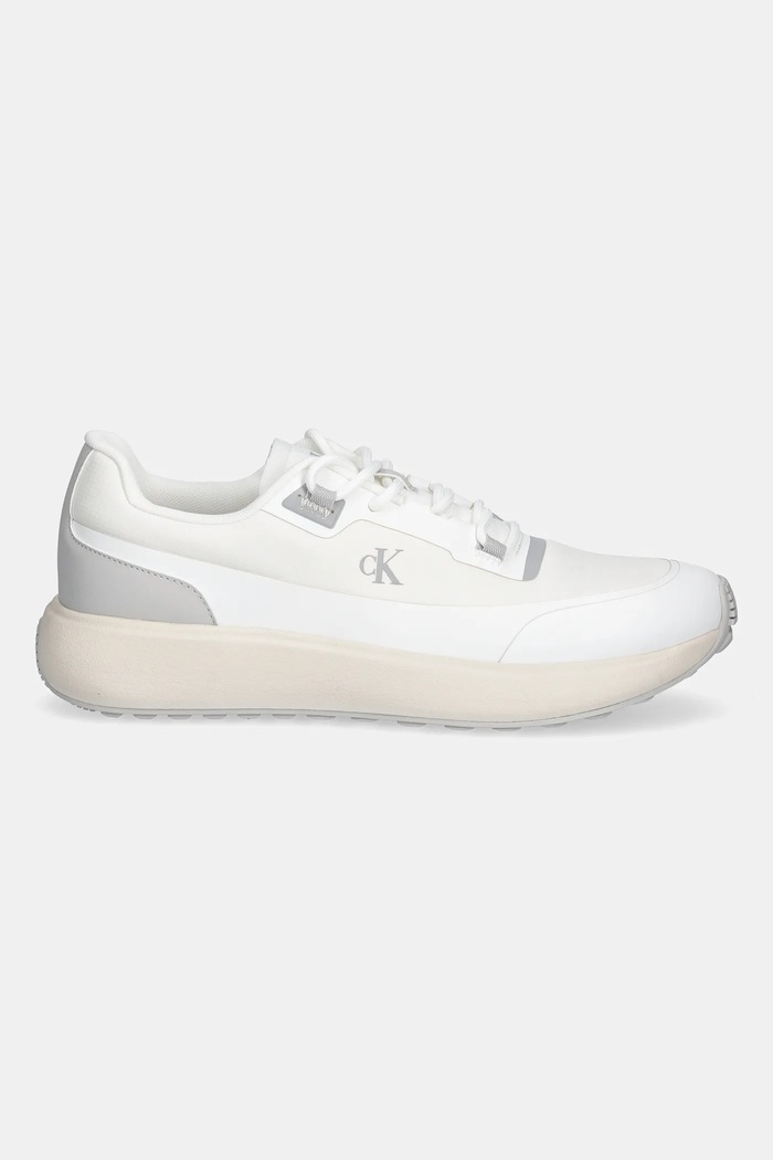 Calvin Klein Jeans sneakers ATHLEISURE RUNNER TECH RIPSTOP YM0YM01205 alb SS25