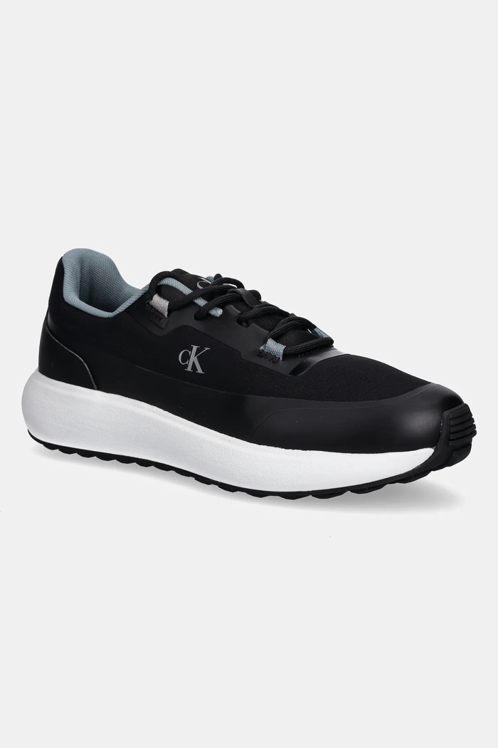 Calvin Klein Jeans sportcipő ATHLEISURE RUNNER TECH RIPSTOP Planet friendly fekete YM0YM01205