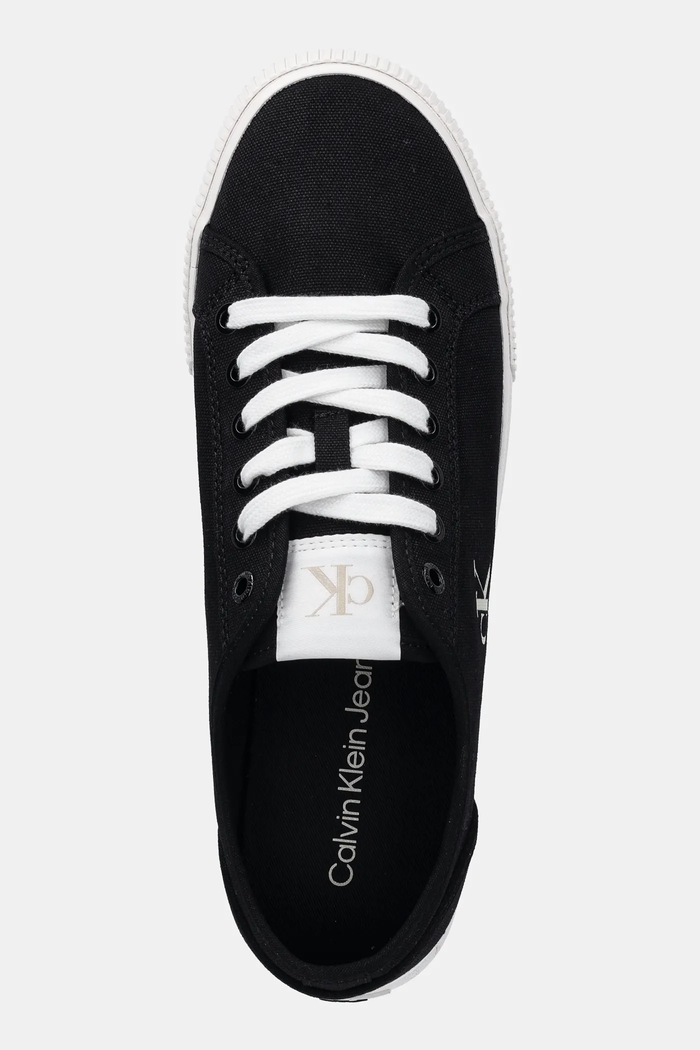 Tenisice Calvin Klein Jeans ESS VULC LOW MG CANVAS crna YM0YM01209