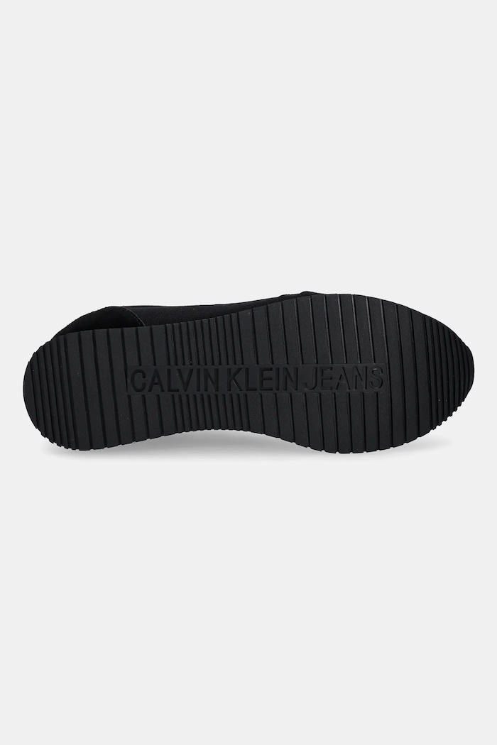 Calvin Klein Jeans sneakersy RUNNER SOCK LACEUP MG CANVAS YM0YM01217 czarny