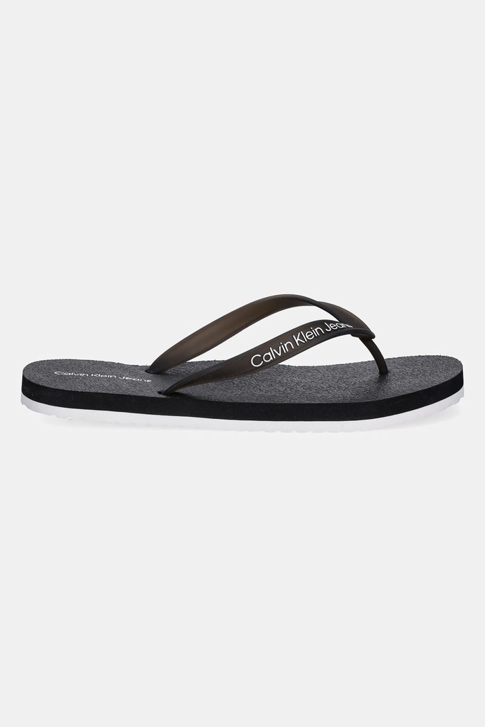 Japanke Calvin Klein Jeans THONG+ TPU YM0YM01265 crna SS25