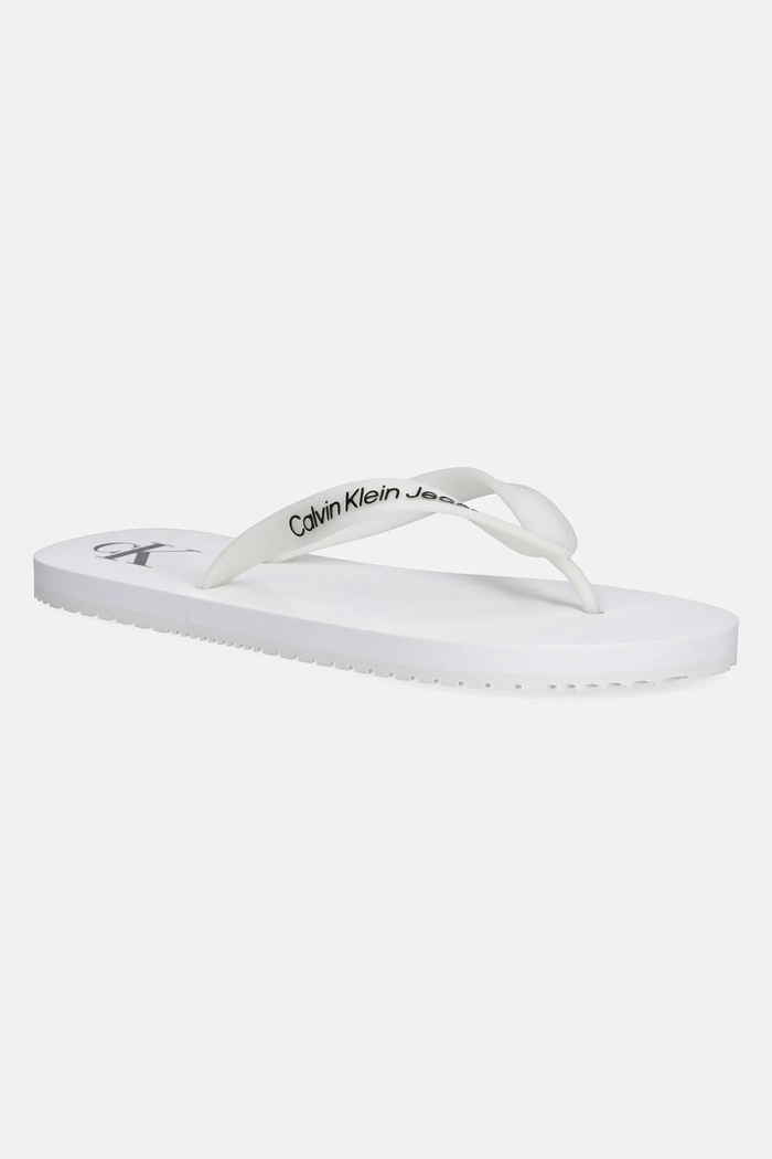 Japanke Calvin Klein Jeans BEACH SANDAL TRANSPARENT TPU bijela YM0YM01267