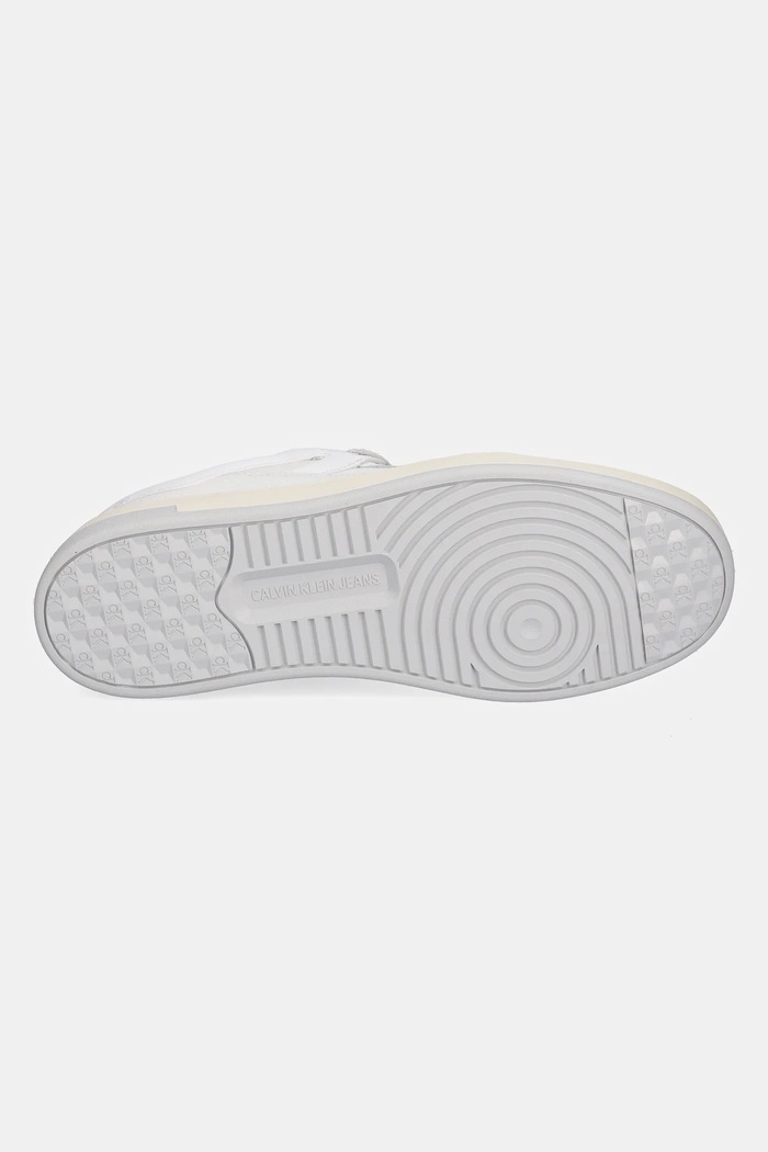 Calvin Klein Jeans pantofi BASKET CUP LOW LACEUP LTH MIX YM0YM01308 alb