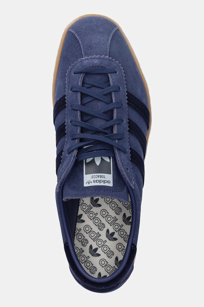 Шкіряні кросівки adidas Originals Tobacco блакитний JP9652