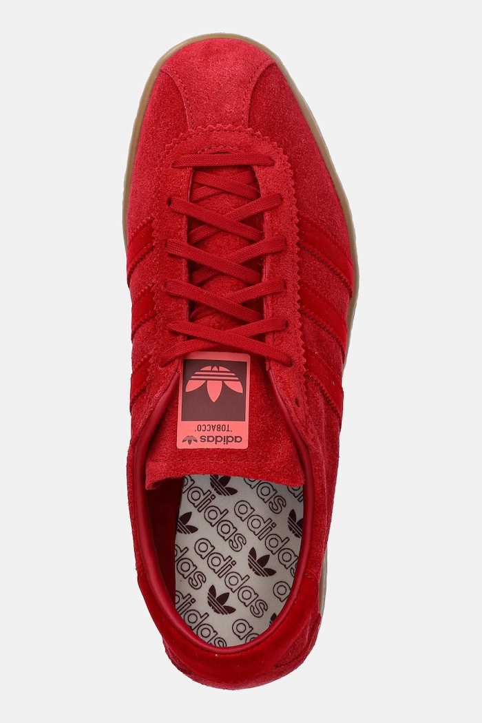 adidas Originals sneakers din piele întoarsă Tobacco rosu JP9653