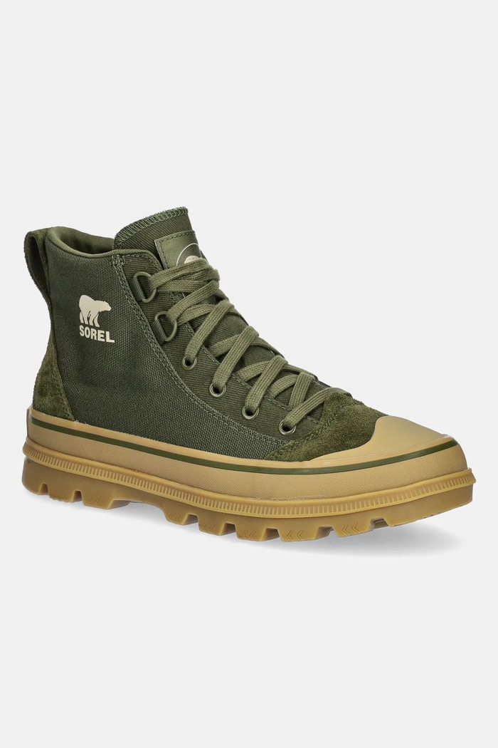 Sorel trampki SCOUT N ABOUT MID tekstylny zielony 2113341355