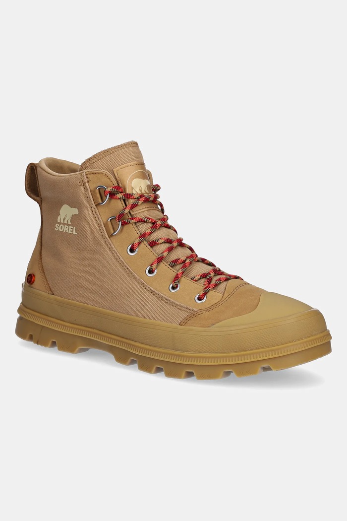 Kecky Sorel SCOUT N ABOUT MID nubuk béžová 2125971263