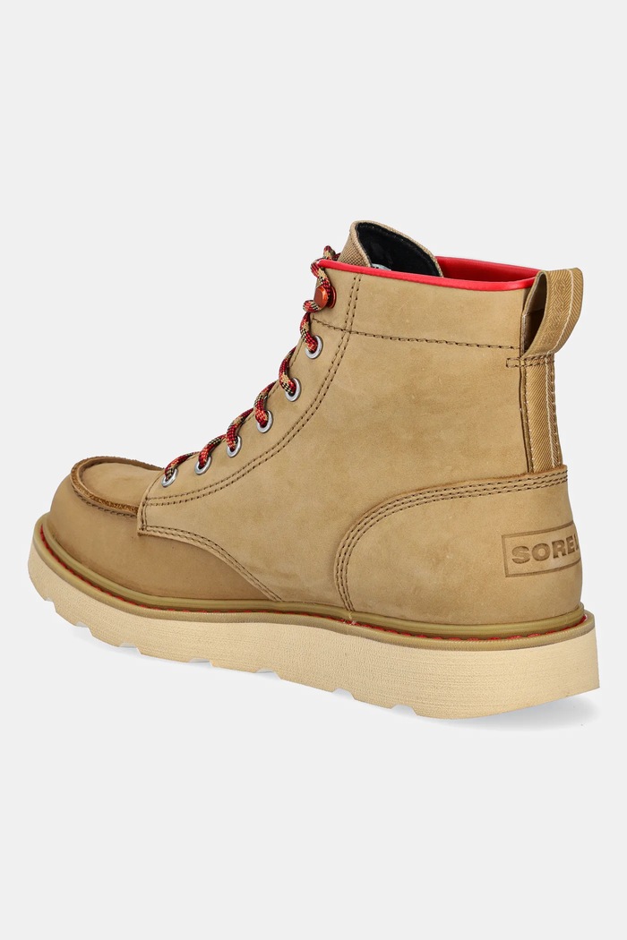 Obuwie Sorel buty nubukowe SLABTOWN 62 MOC TOE WP G 2125981263 beżowy