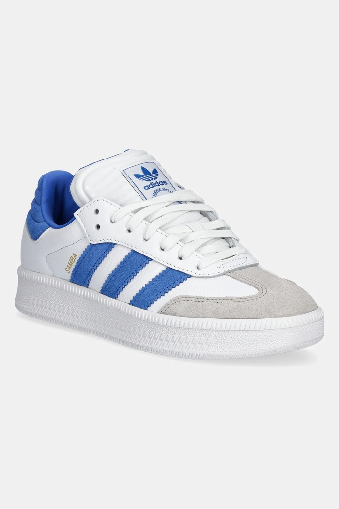 adidas Originals sneakers Samba XLG piele întoarsă alb JI3190