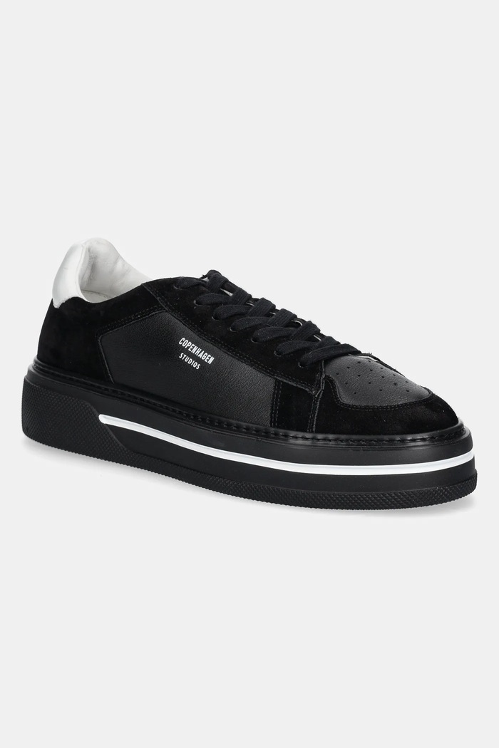 Copenhagen Kožené sneakers boty Copenhagen Leather mix černá CPH181M