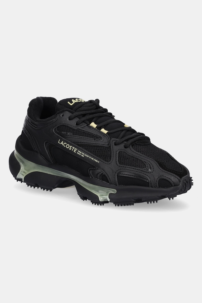 Lacoste sneakers L003 2K24 faux grain leather black 49SMA0007