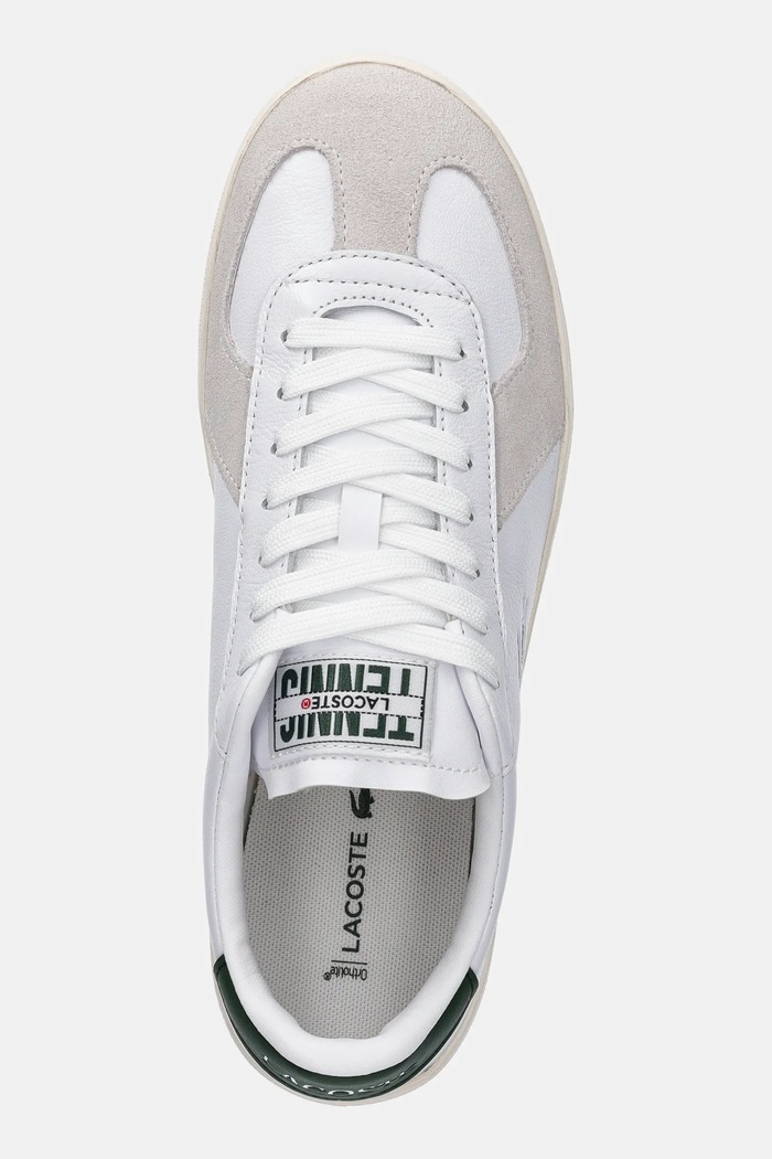 Δερμάτινα sneakers Lacoste BASESHOT PRO λευκό 49SMA0063
