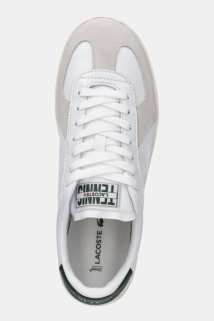 Δερμάτινα sneakers Lacoste BASESHOT PRO λευκό 49SMA0063
