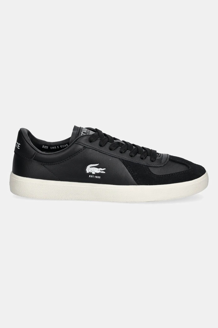 Кожени маратонки Lacoste BASESHOT PRO 49SMA0063 черен SS25