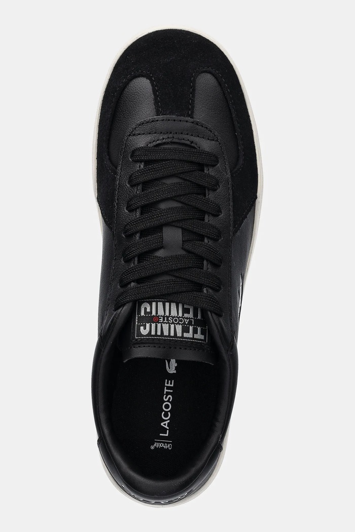 Кожени маратонки Lacoste BASESHOT PRO черен 49SMA0063