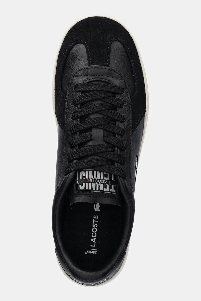 Кожени маратонки Lacoste BASESHOT PRO черен 49SMA0063
