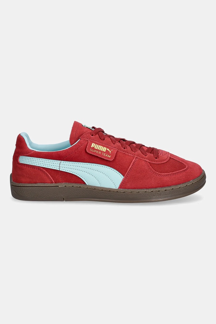 Puma sneakers in camoscio Super Team SD 398528 granata SS25