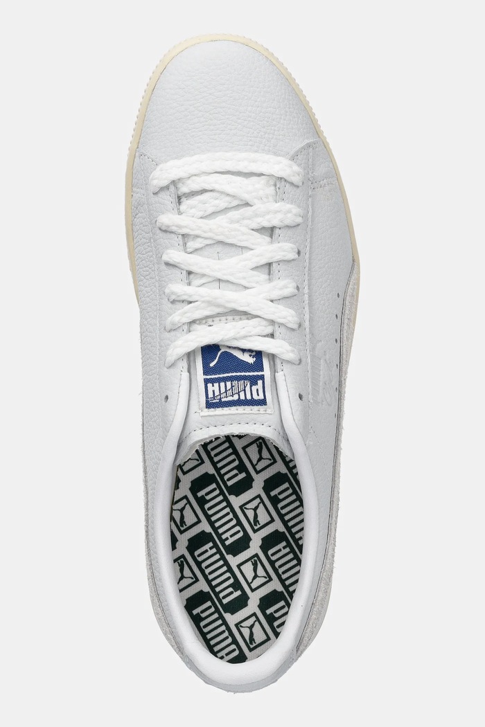 Кожени маратонки Puma Clyde Laundry Boys II сив 401043
