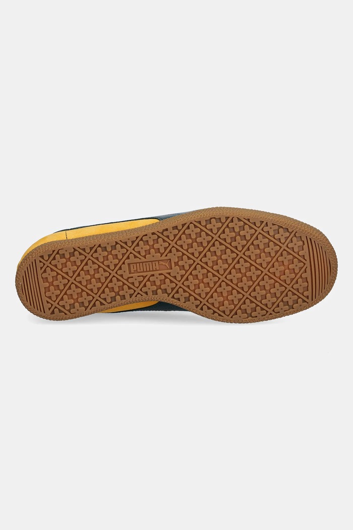 Tenisice od brušene kože Puma Brasil 401048 zlatna