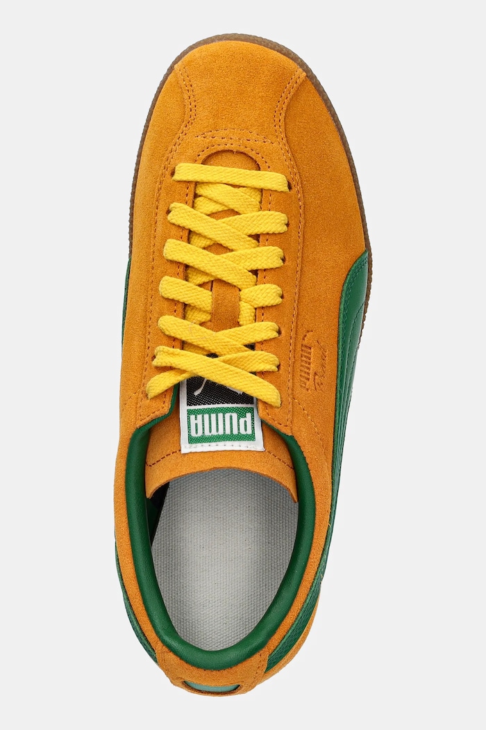 Tenisice od brušene kože Puma Brasil narančasta 401048