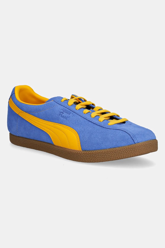 Semišové tenisky Puma Brasil nízký modrá 401048