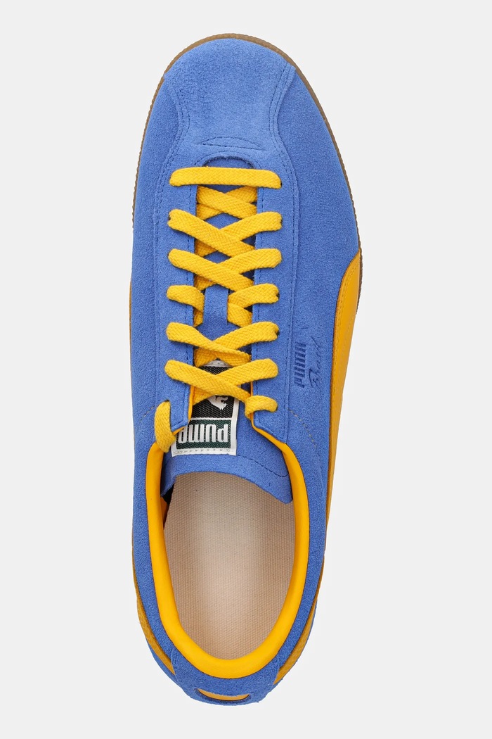 Semišové tenisky Puma Brasil modrá 401048