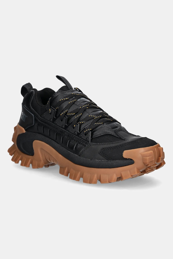 CAT Footwear sneakersy skórzane INTRUDER MET niska czarny P726242