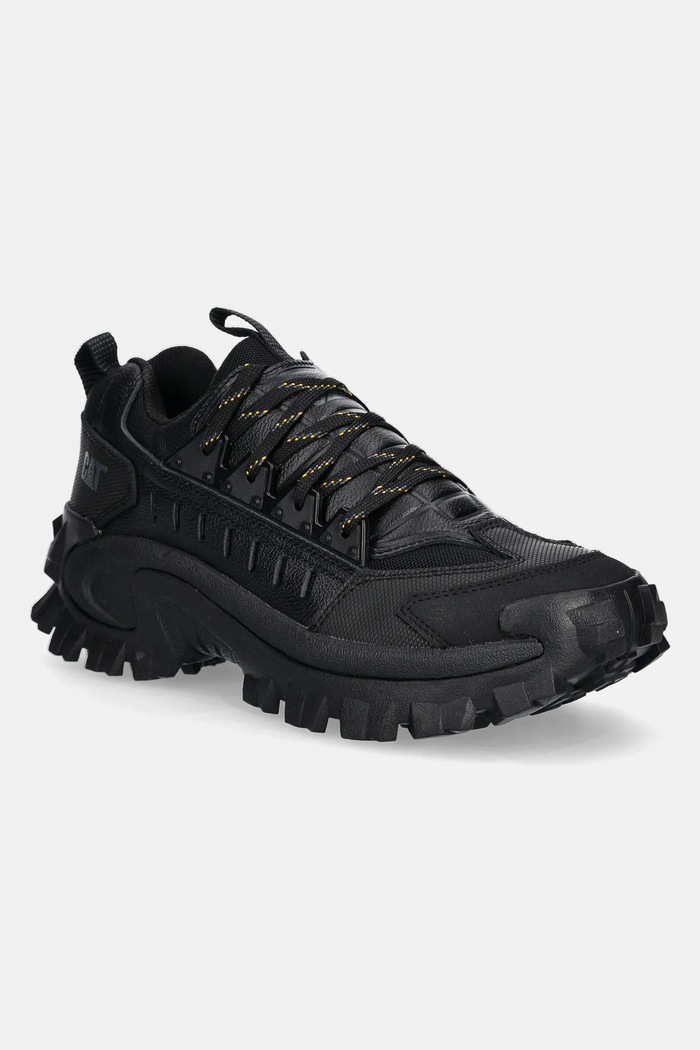 Δερμάτινα sneakers CAT Footwear INTRUDER MET μικρό μαύρο P726244