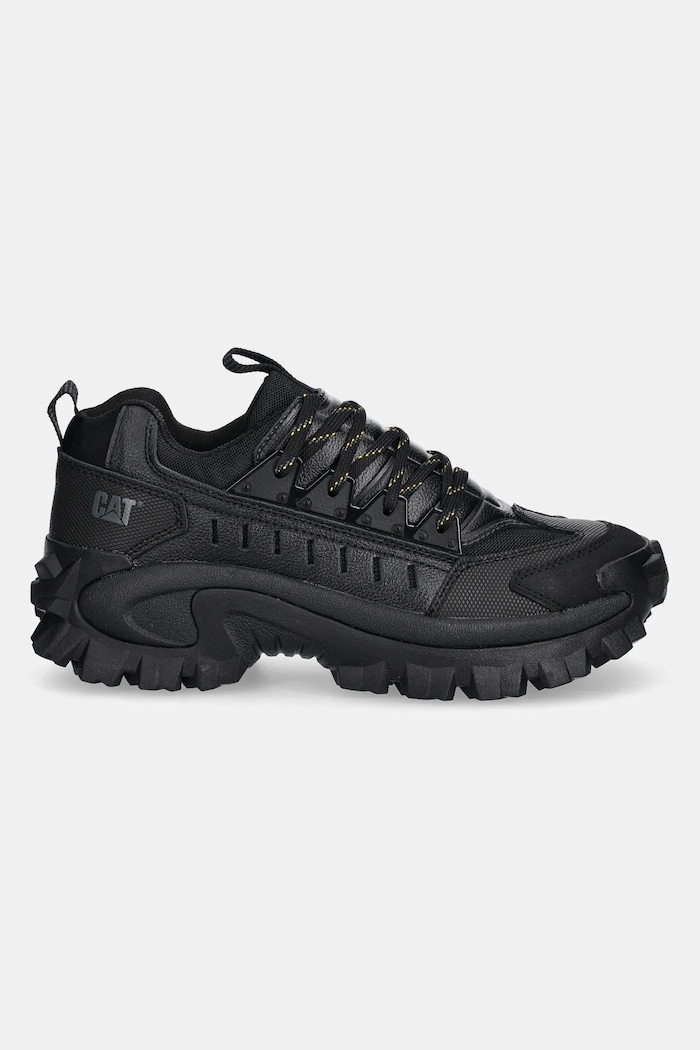 Δερμάτινα sneakers CAT Footwear INTRUDER MET P726244 μαύρο SS25