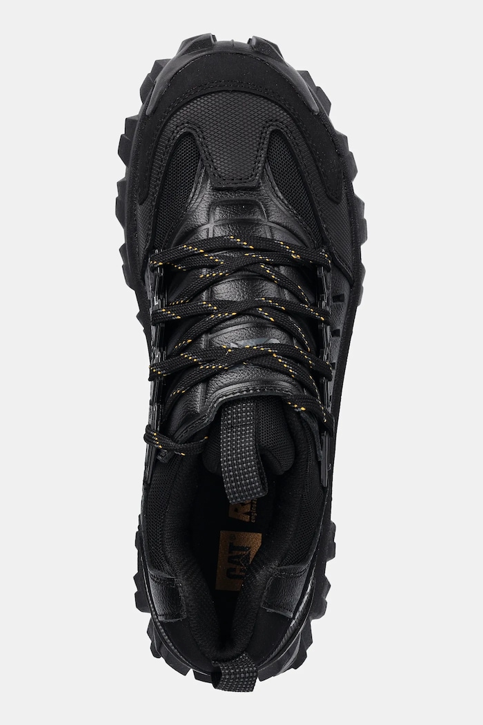 Δερμάτινα sneakers CAT Footwear INTRUDER MET μαύρο P726244