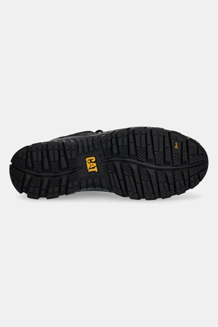 Nubukové tenisky CAT Footwear THRESHOLD REBOUND LOW P726207 čierna
