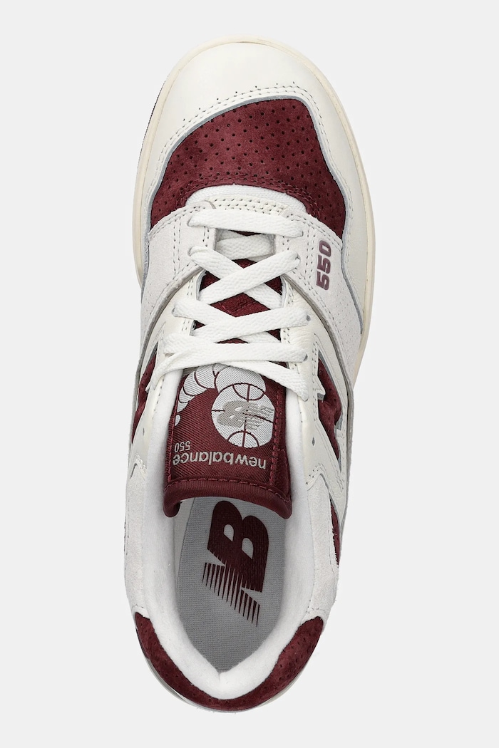 Kožne tenisice New Balance 550 bež BB550LEZ