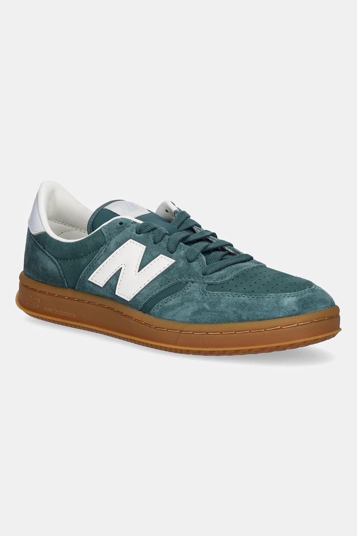 Σουέτ sneakers New Balance CT500 δέρμα nubuck τιρκουάζ CT500AA