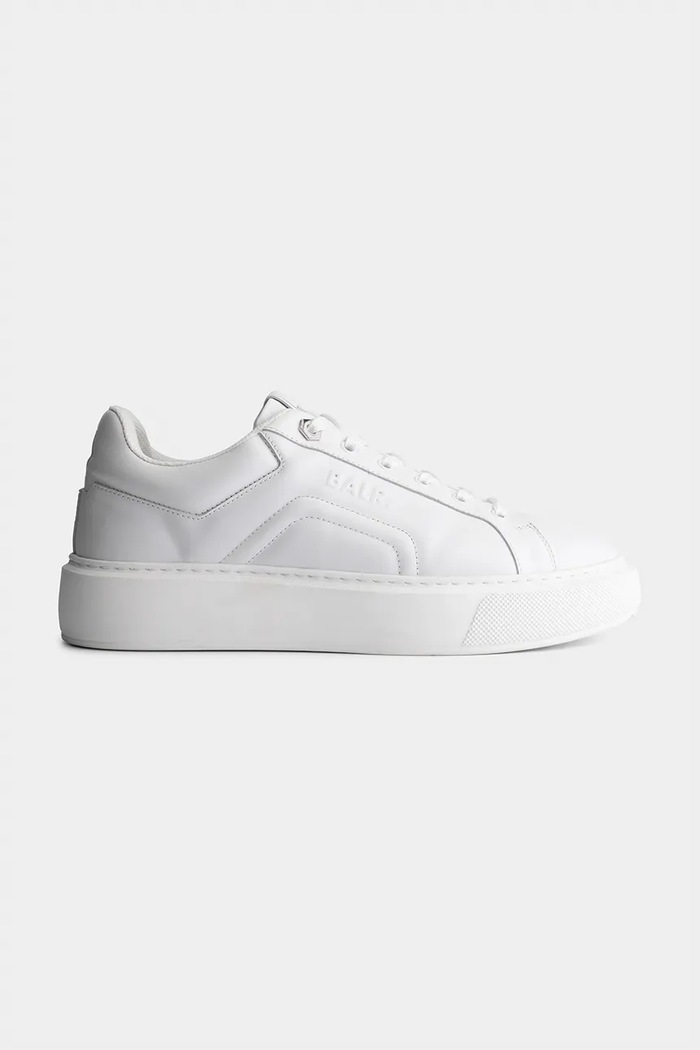 Sneakers boty BALR. Phat Q semišová kůže bílá B1511.1050