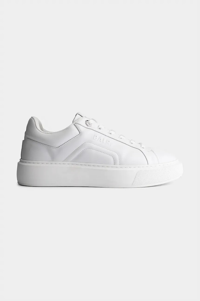 Sneakers boty BALR. Phat Q semišová kůže bílá B1511.1050