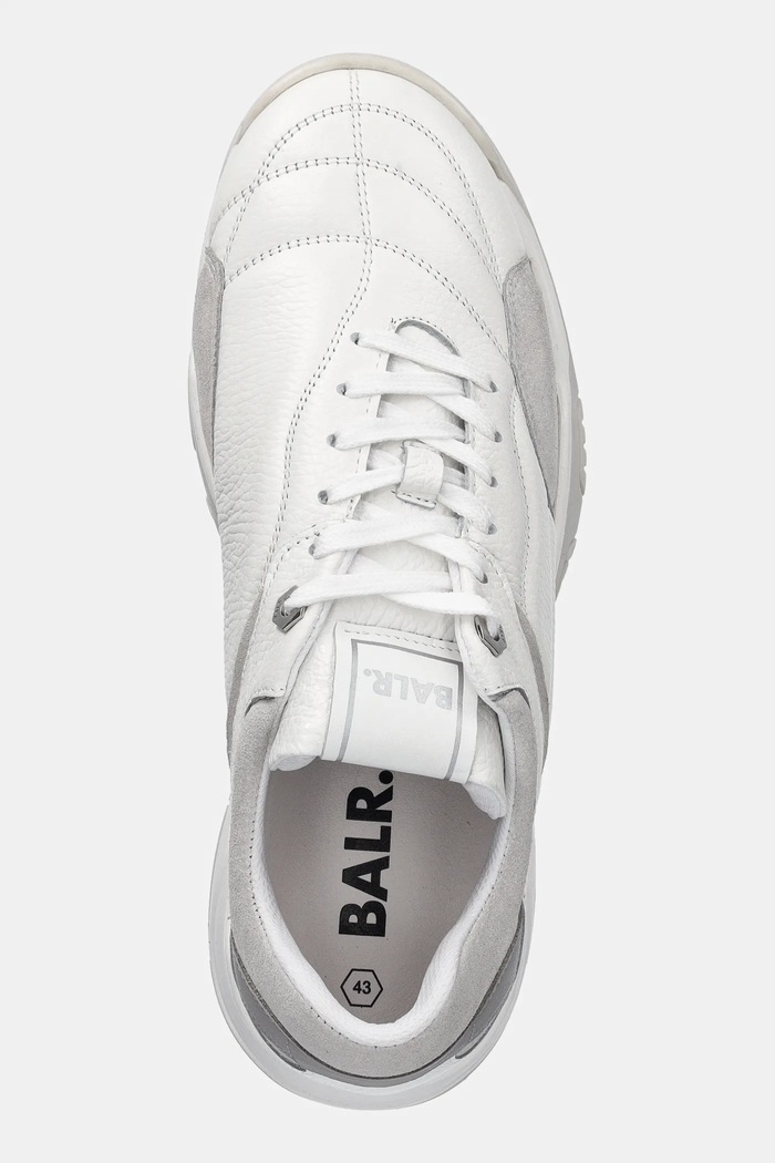Kožené sneakers boty BALR. Chunky Football bílá B1511.1054